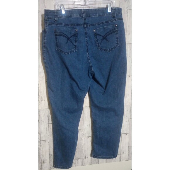 Catherine's Jeans Blue Denim‎ Medium Wash Petite Length Size 18W Petite - Picture 2 of 4